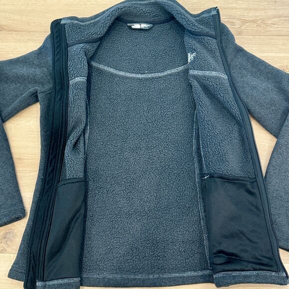 The NorthFace Fleece Zip Down Jacket - Women's Medium - Picture 2 of 7